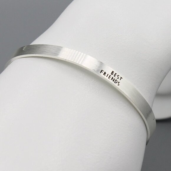 Jewelry bracelet cuff Best Friends friendship minimalist simple fashion new - Picture 1 of 7